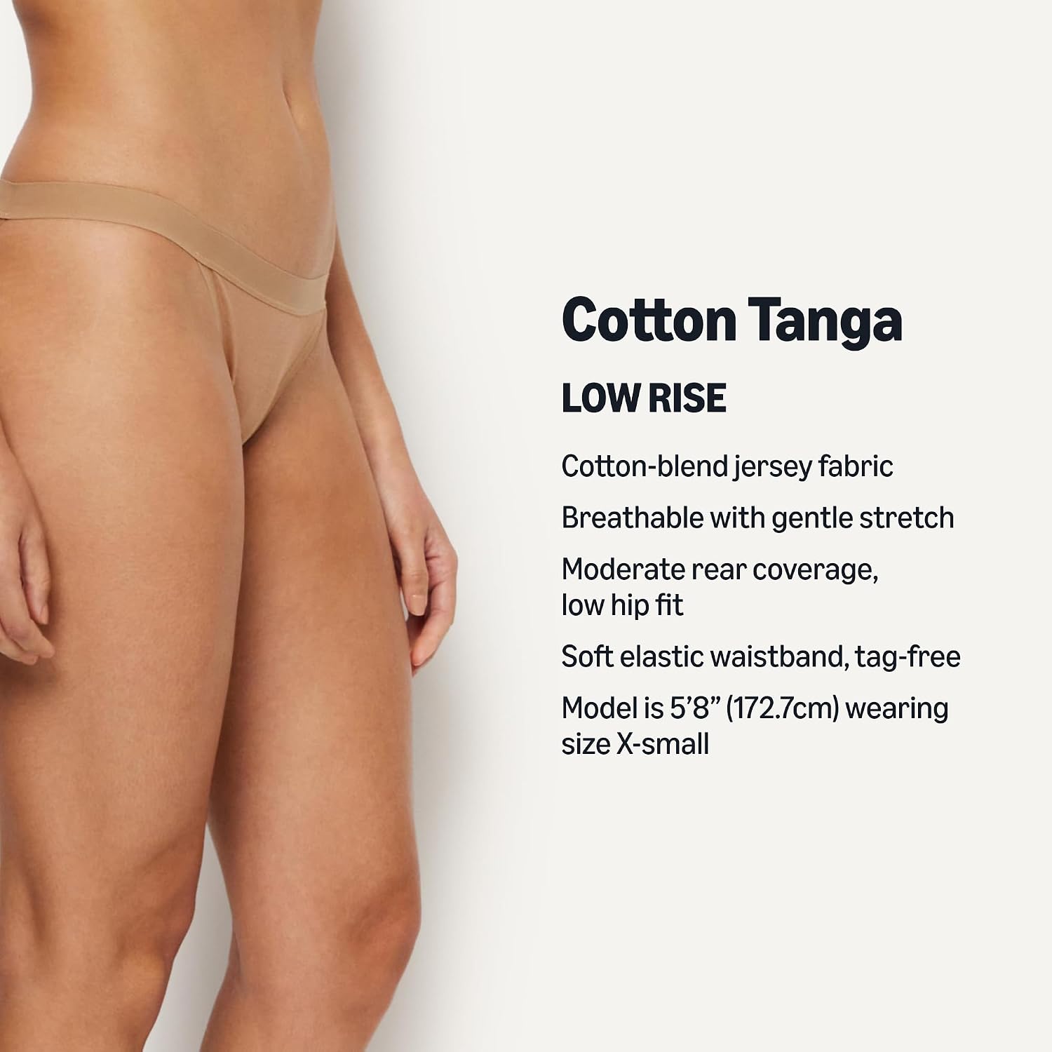 Detalle 2 de Amazon Essentials Women's Cotton Jersey Tanga Underwear — Pack of 6
