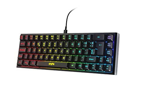 Thumbnail 2 de Energy Sistem Gaming Keyboard ESG K4 KOMPACT-RGB: teclado gamer compacto con iluminación y cable USB-C