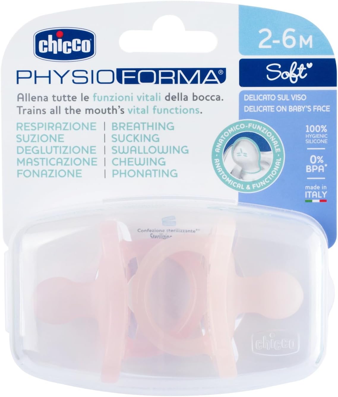Thumbnail 6 de Chicco Kit de croissance 0-6 mois pour fille – 4 pièces en silicone doux (2x 0-2 mois, 2x 2-6 mois)