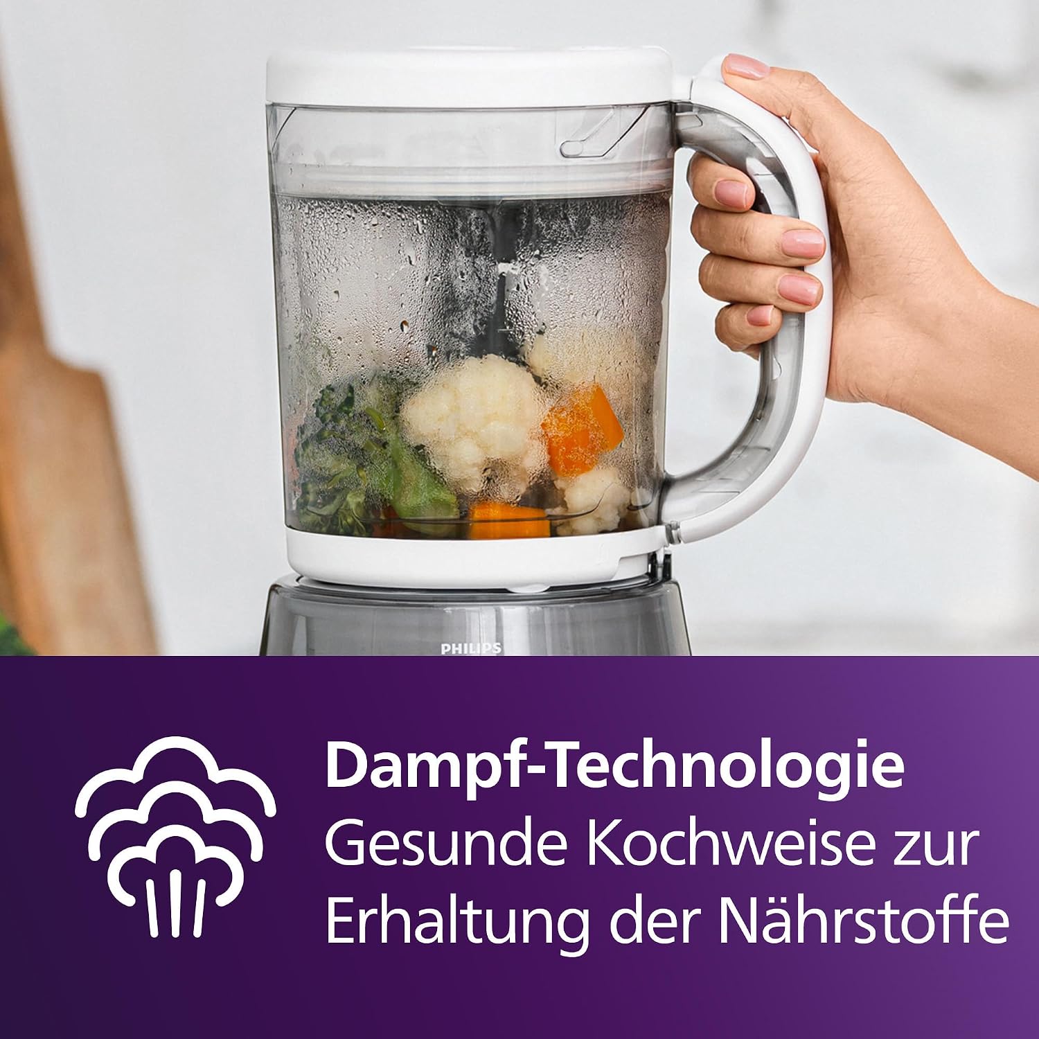 Thumbnail 4 de Philips Avent 4-in-1 Babynahrungszubereiter SCF883/01 mit 20 Aufbewahrungsbechern