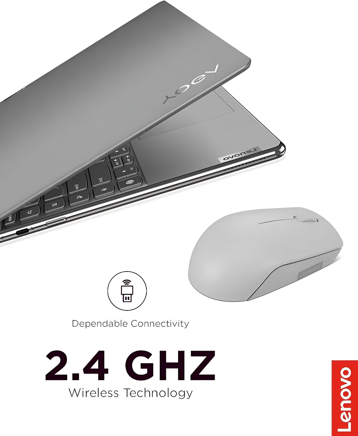 Thumbnail 3 de Lenovo 300 Wireless Compact Mouse with battery 🖱