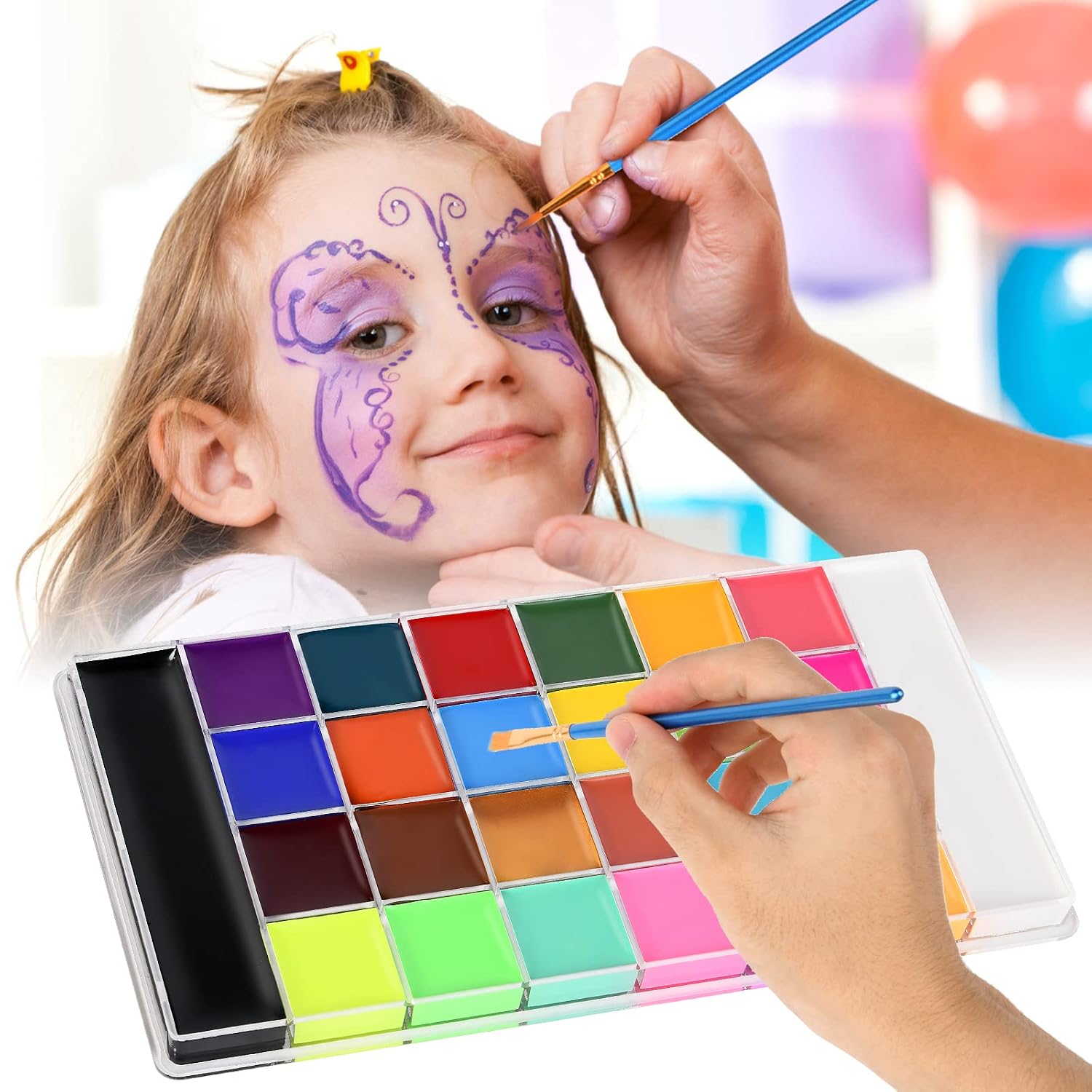 Detalle de ACWOO Face Bodypainting 26 Farben đź’„