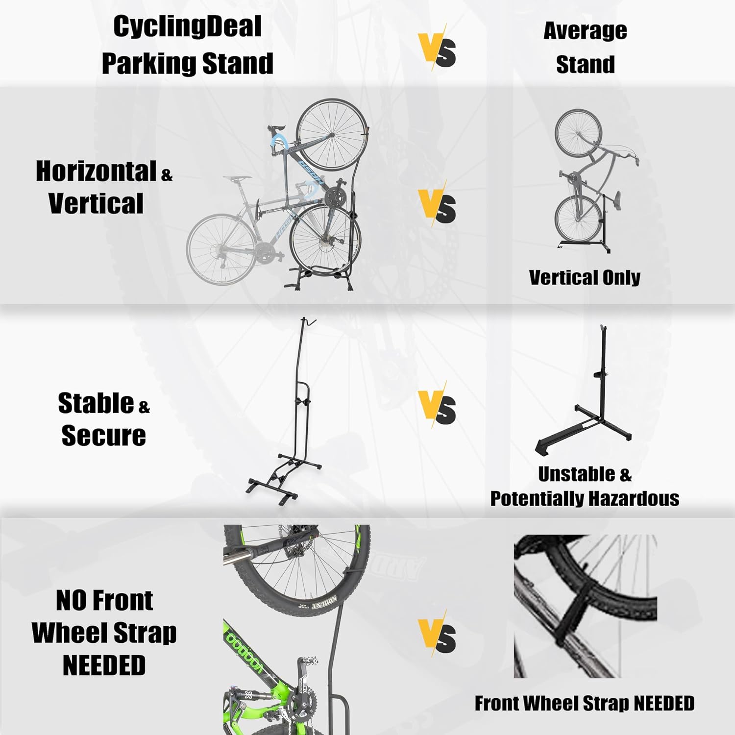Thumbnail 4 de CyclingDeal Upright Bike Stand for 29" Wheels