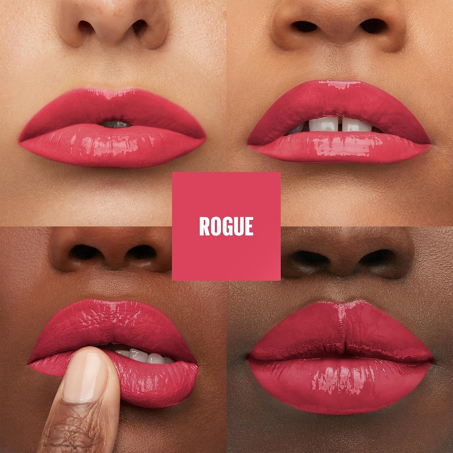 Thumbnail 2 de Maybelline New York Super Stay Vinyl Ink Flüssiger Lippenstift 16H Halt & Glanz – Nuance 145 Rogue (4,2 ml)