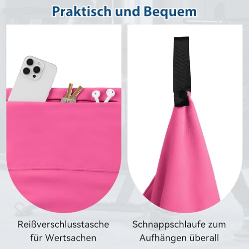 Detalle 2 de Novent Fitnesshandtuch aus Mikrofaser 120 × 50 cm