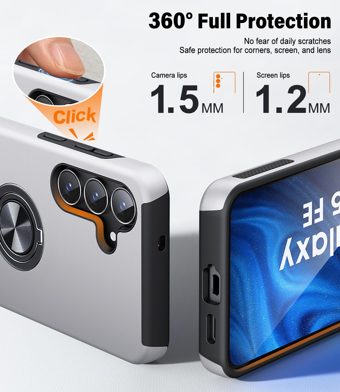 Detalle 2 de AOUIA S25 FE phone case 6.7-inch