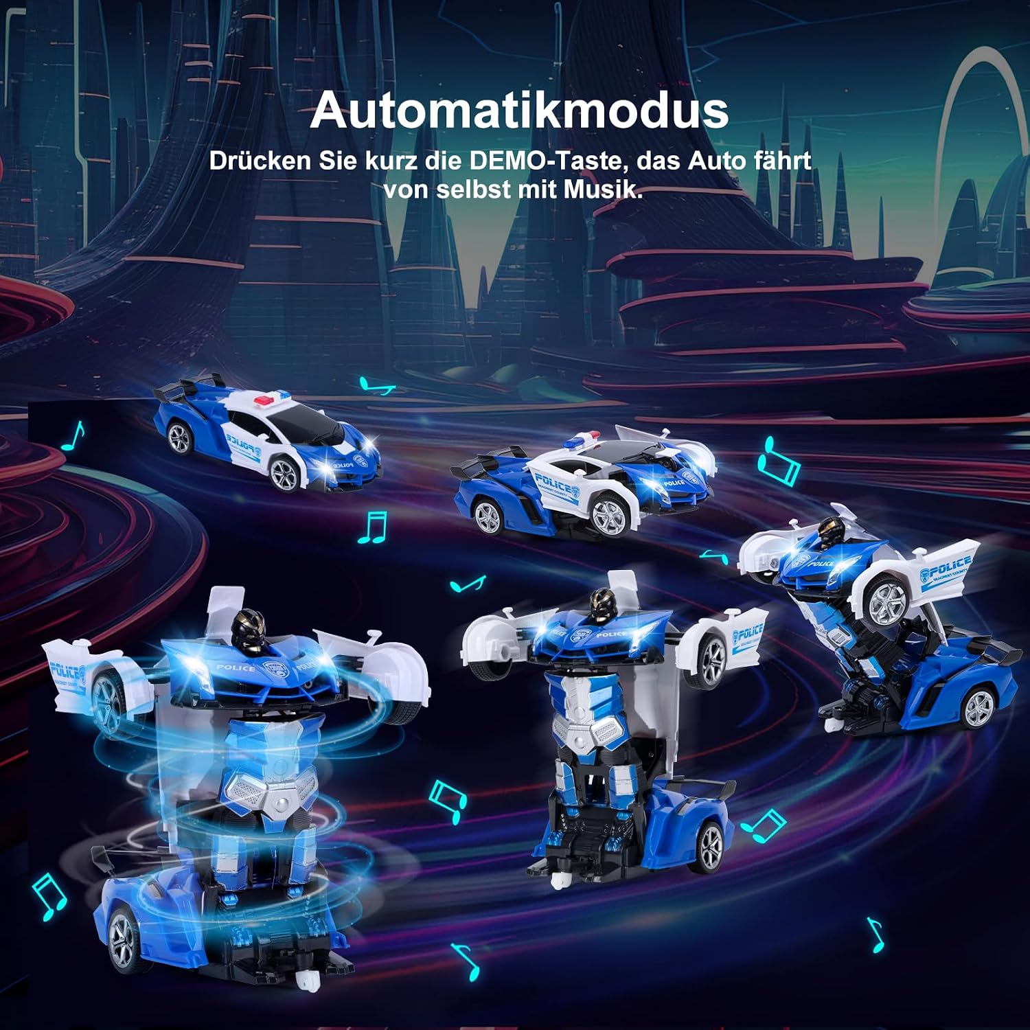 Thumbnail 3 de Yellcetoy Transform Auto Roboter 2-in-1
