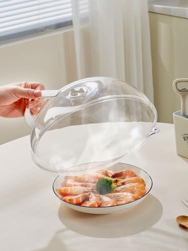 Thumbnail 1 de RUNZI Couvercle anti-éclaboussures pour micro-ondes – 25,9 cm, transparent et sans BPA