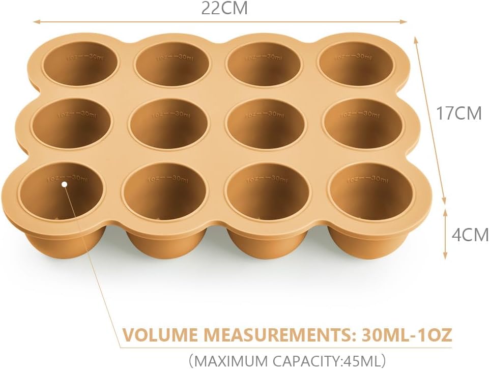 Detalle 2 de Aolso contenitore per alimenti in silicone con coperchio e 9 scomparti (arancione)