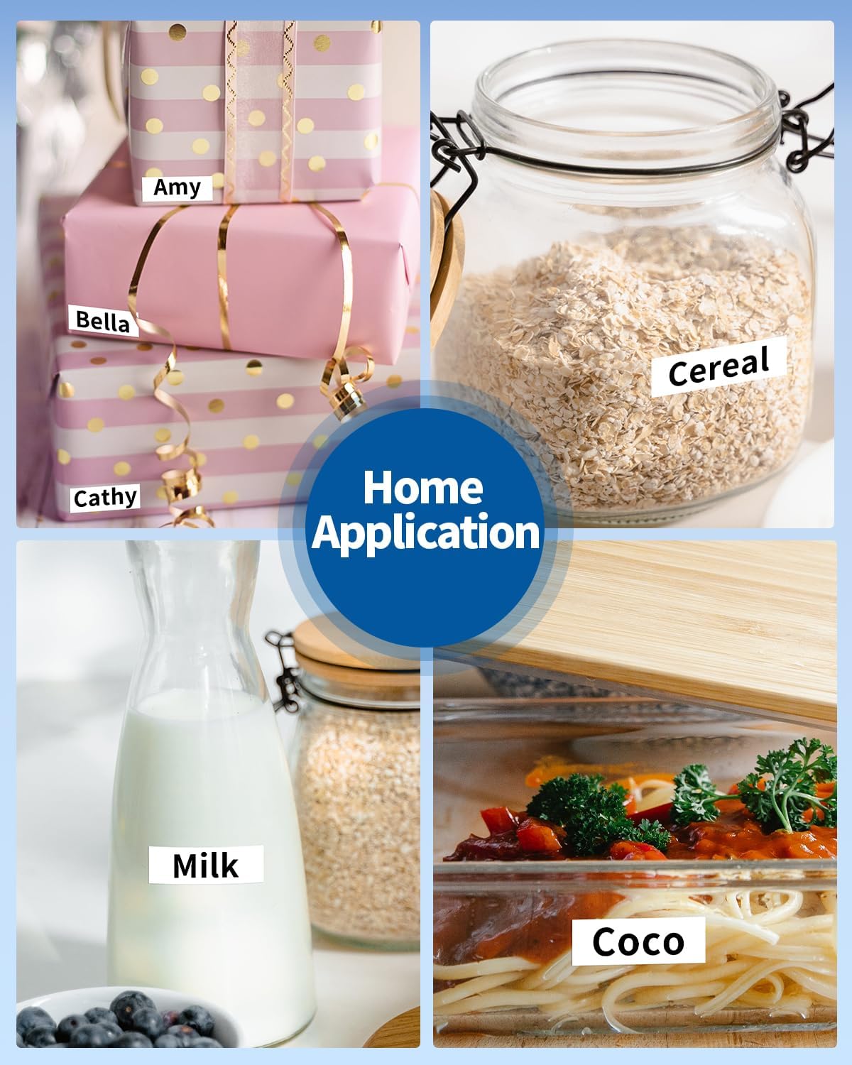 Thumbnail 6 de Aken kompatible Bänder für Dymo LetraTag: 12 mm x 4 m (schwarz auf Weiß/Gelb/Rot/Grün/Blau) für LT-100H/LT-110T u. a.