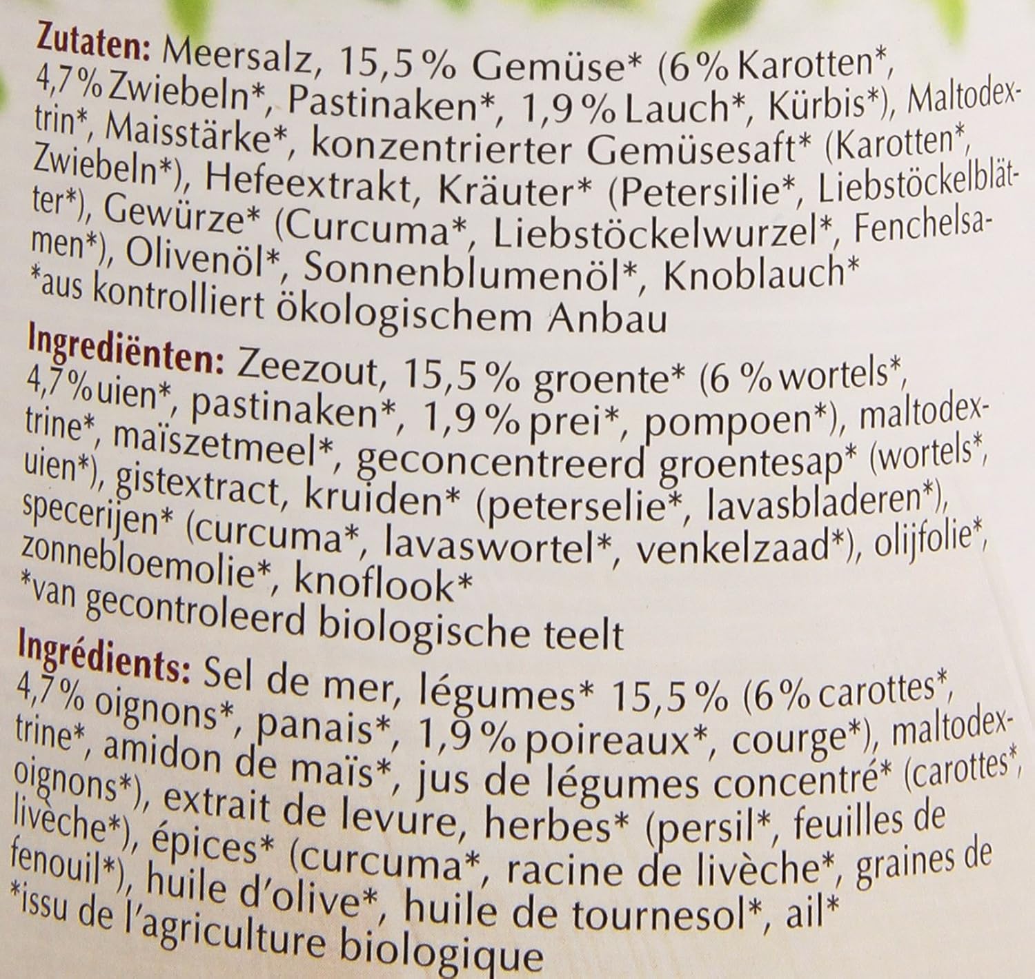 Thumbnail 3 de Cenovis Bouillon Végétal Bio 240 g