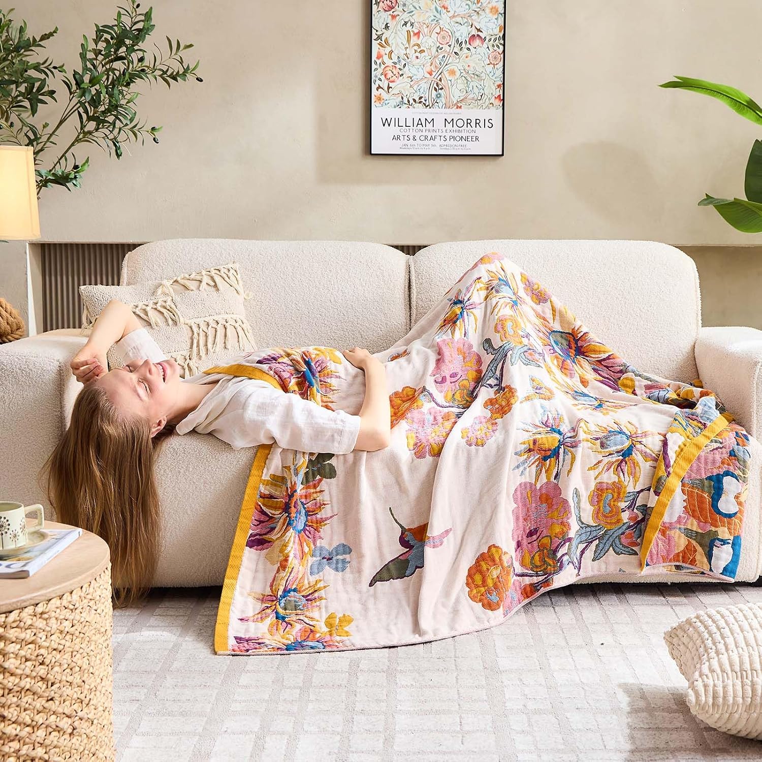 Thumbnail 4 de XIBLC Boho Throw Blanket 60"x80"