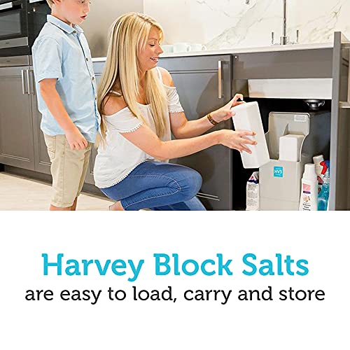 Detalle de Harvey Block Salt for Water Softeners – Original Pure Grade A Salt, 3 Bags (6 Blocks)