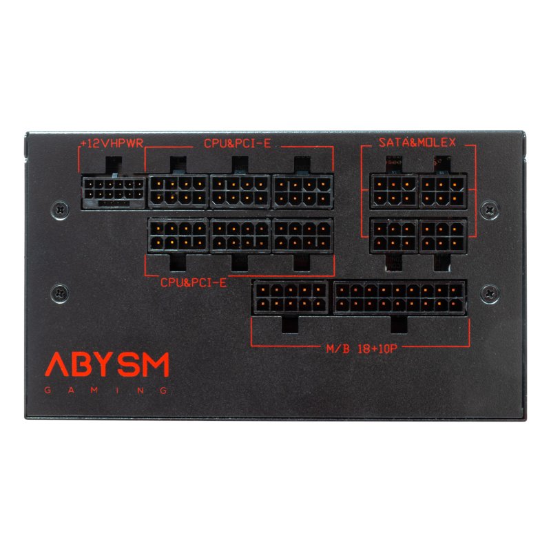 Detalle 2 de Abysm Morpheo GX5 1000W 80 Plus Gold fuente de alimentación para PC 🔌