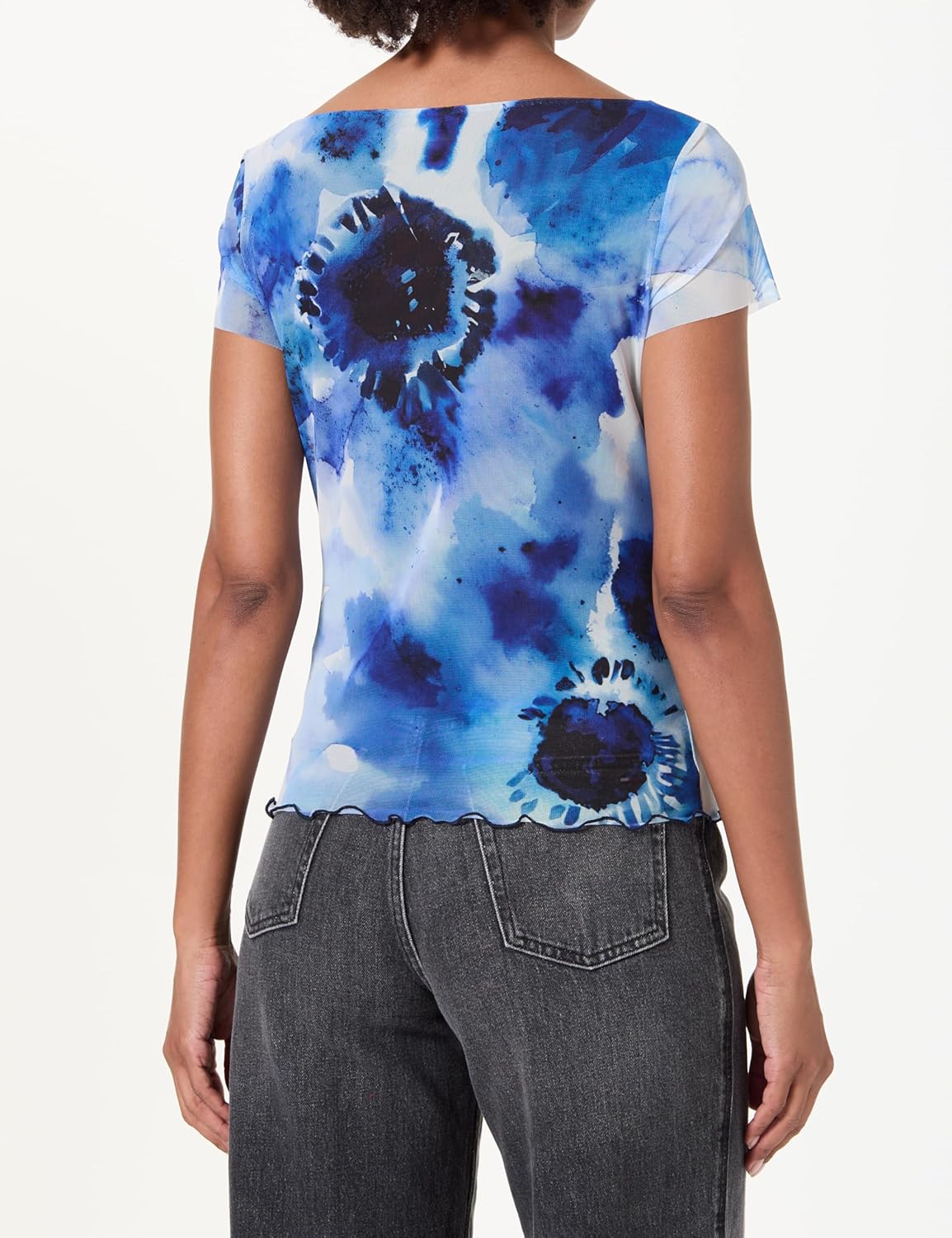 Thumbnail 2 de Desigual Blouse Donna: top tie-dye slim con collo rotondo e maniche corte