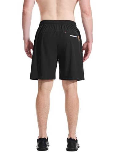 Thumbnail 7 de Cimic Pantalón corto de running para hombre con bolsillos y cintura elástica