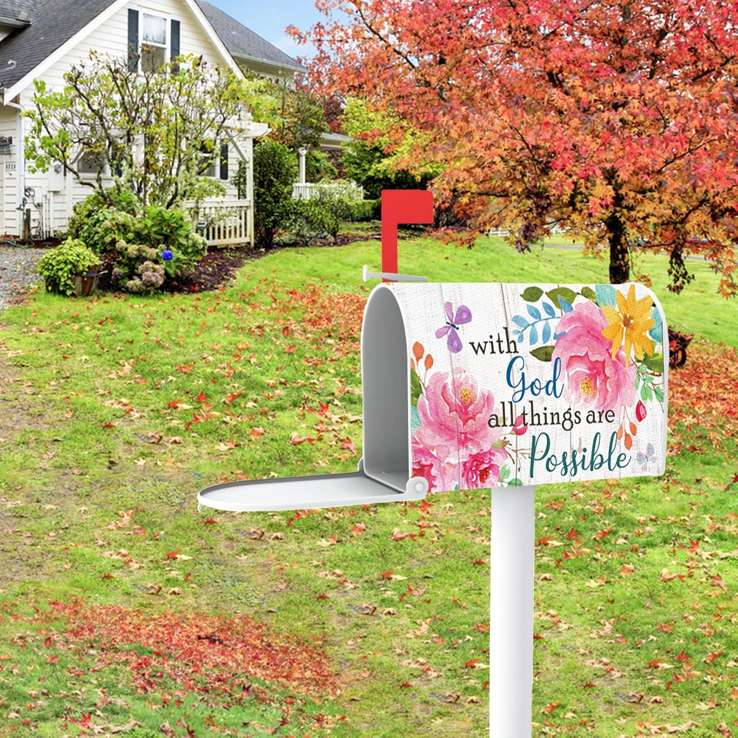 Thumbnail 6 de FBCOO Hello Sunshine Mailbox Cover 20.5" 📮