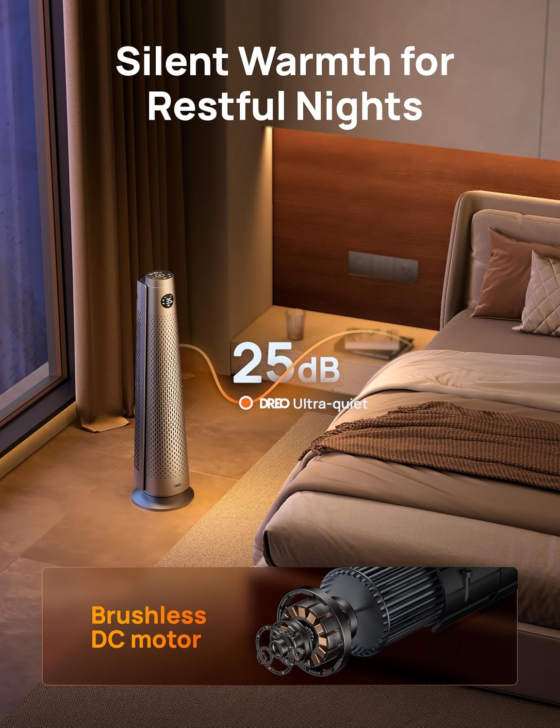 Thumbnail 2 de Dreo 30" Silent Space Heater 25dB