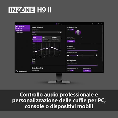 Thumbnail 9 de Sony INZONE H9 II, cuffie gaming wireless con audio spaziale 360° e ANC