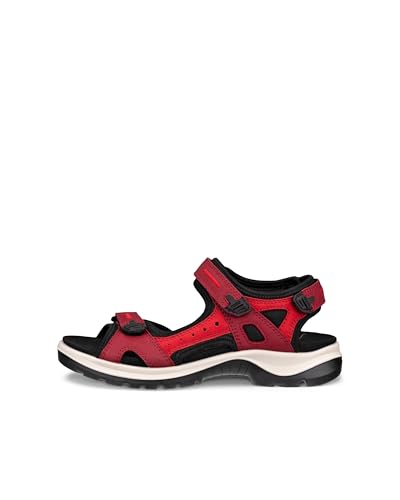 Detalle de ECCO Damen OFFROAD YUCATAN Brick/Rot 40 – Allround-Sandal mit RECEPTOR-Technologie