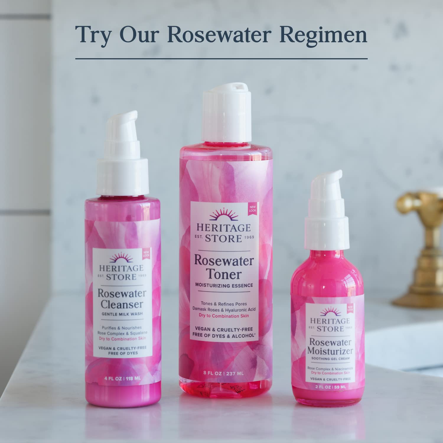 Thumbnail 5 de Heritage Store Rosewater Glycerin Mist
