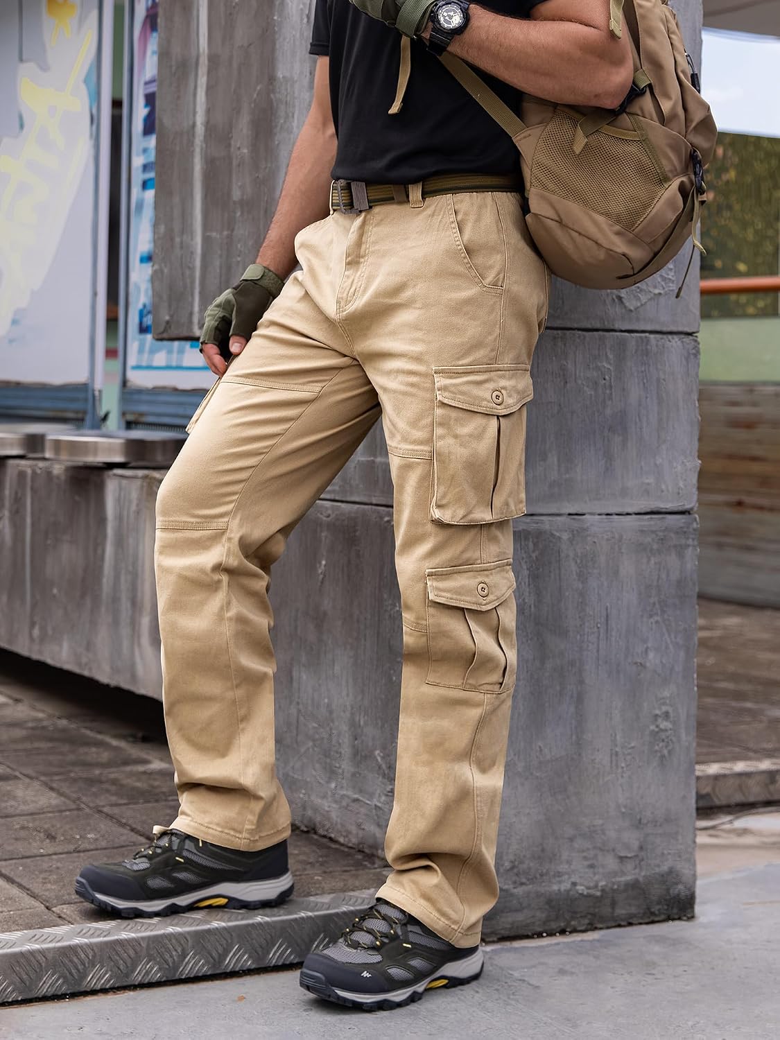 Detalle de Cargohose aus Baumwollmix für Herren