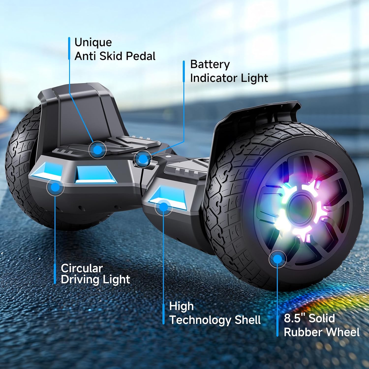 Thumbnail 3 de SISIGAD hoverboard 8,5” tutto terreno