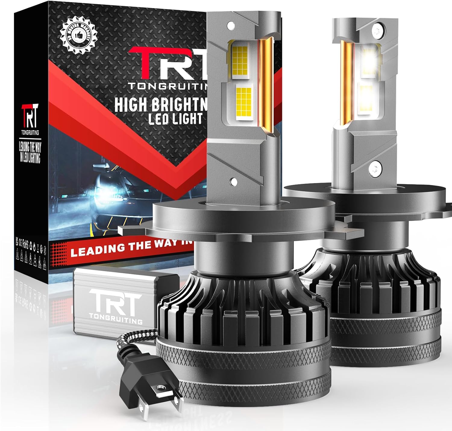 Detalle de Tongruiting Bombilla LED H4 9003 160W 38000LM