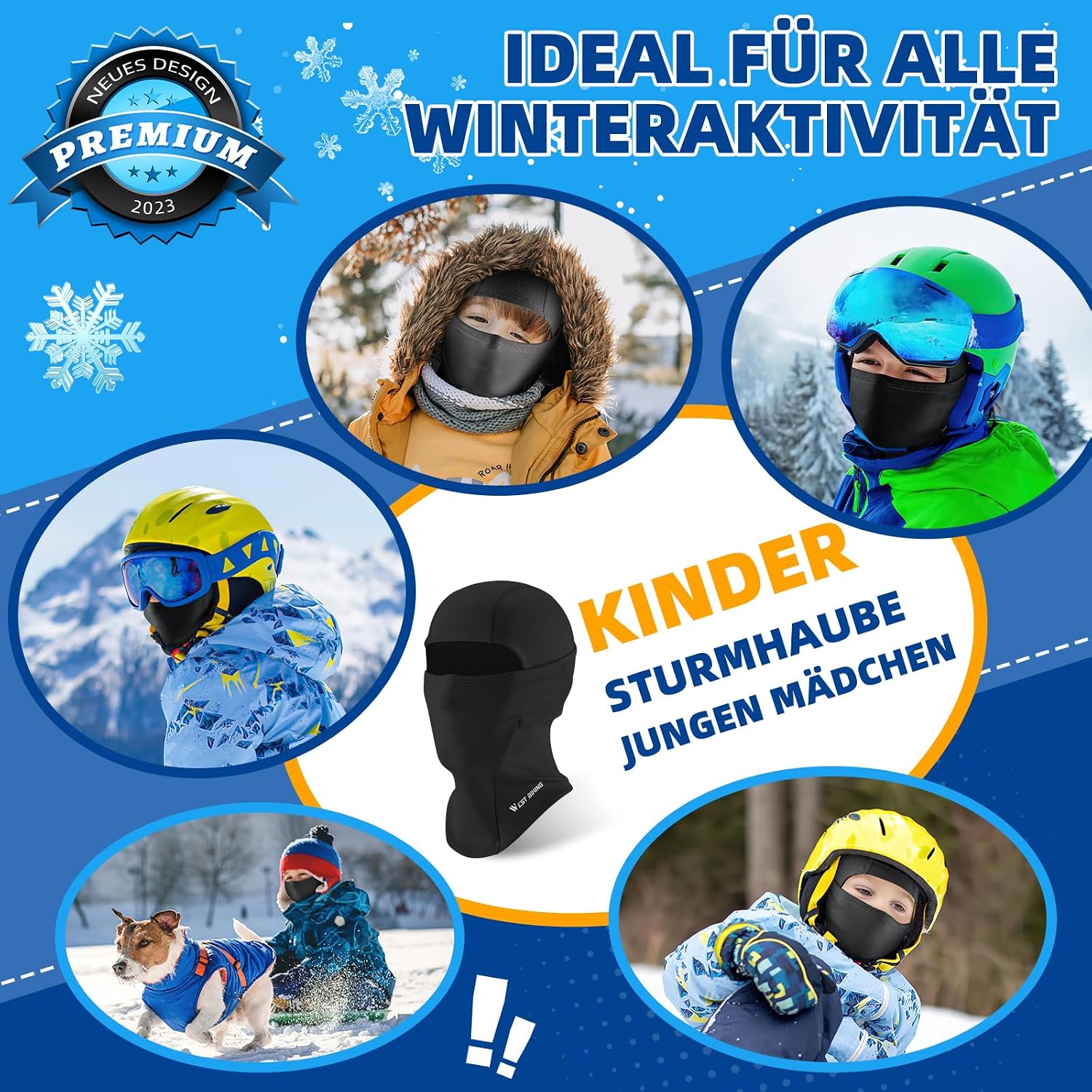 Thumbnail 6 de ICOCOPRO Kinder Sturmhaube Einheitsgröße