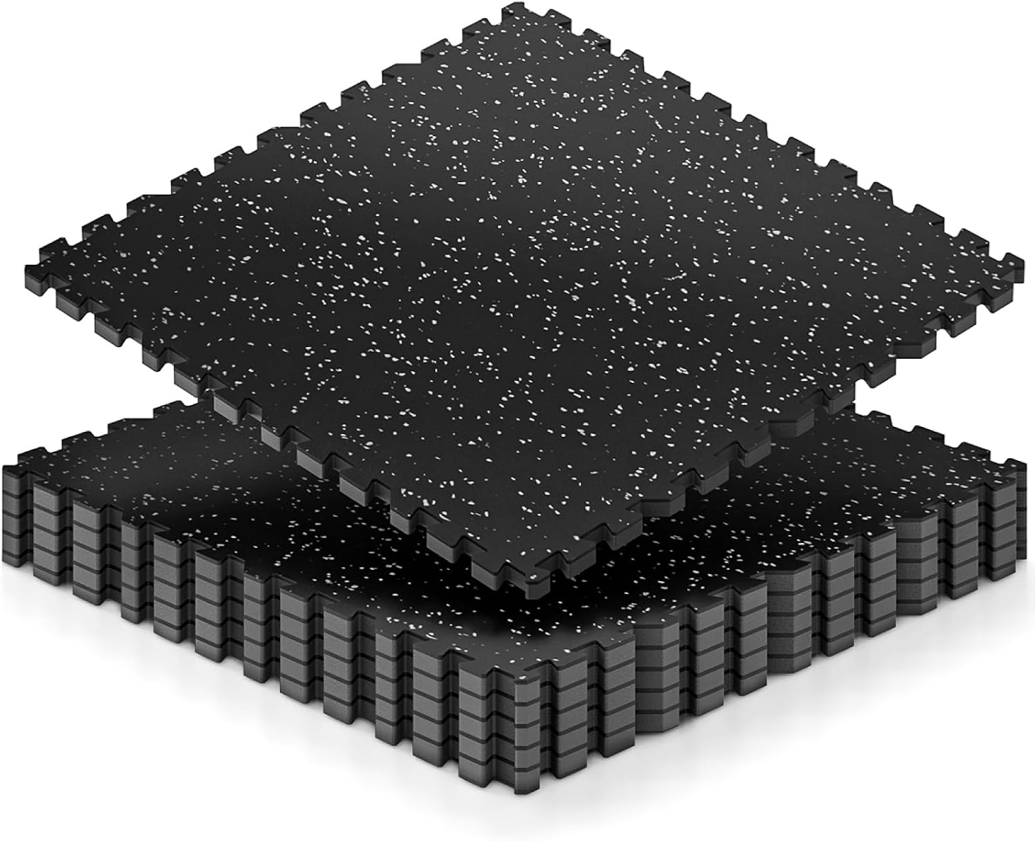 Detalle de VivaLuz VLBW03-GM1-15 Gym Flooring, 0.6-Inch Rubber-EVA, 6 Tiles