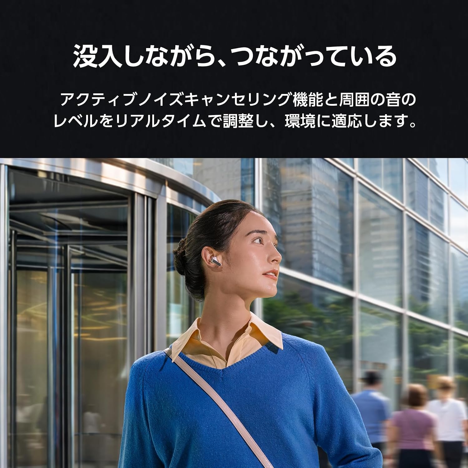 Detalle de Samsung Galaxy Buds4 Pro SM-R640NZWAXJP ワイヤレスイヤホン、ノイズキャンセリング・立体音響対応