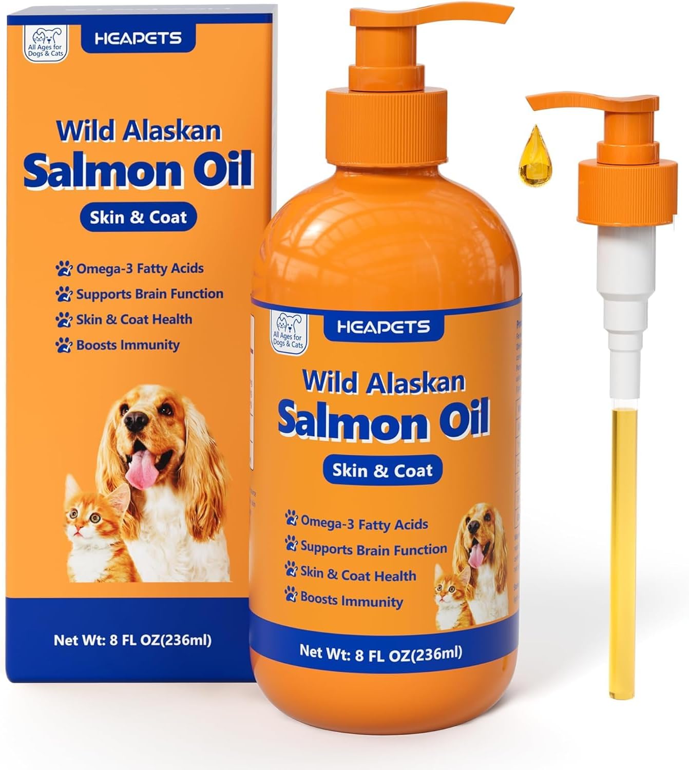 Thumbnail 6 de HEAPETS Pet Fish Oil, 16 oz
