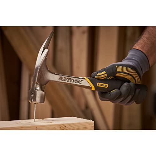 Detalle 1 de STANLEY FATMAX Martillo Antivibe 600g con Mango Dynagrip 🛠