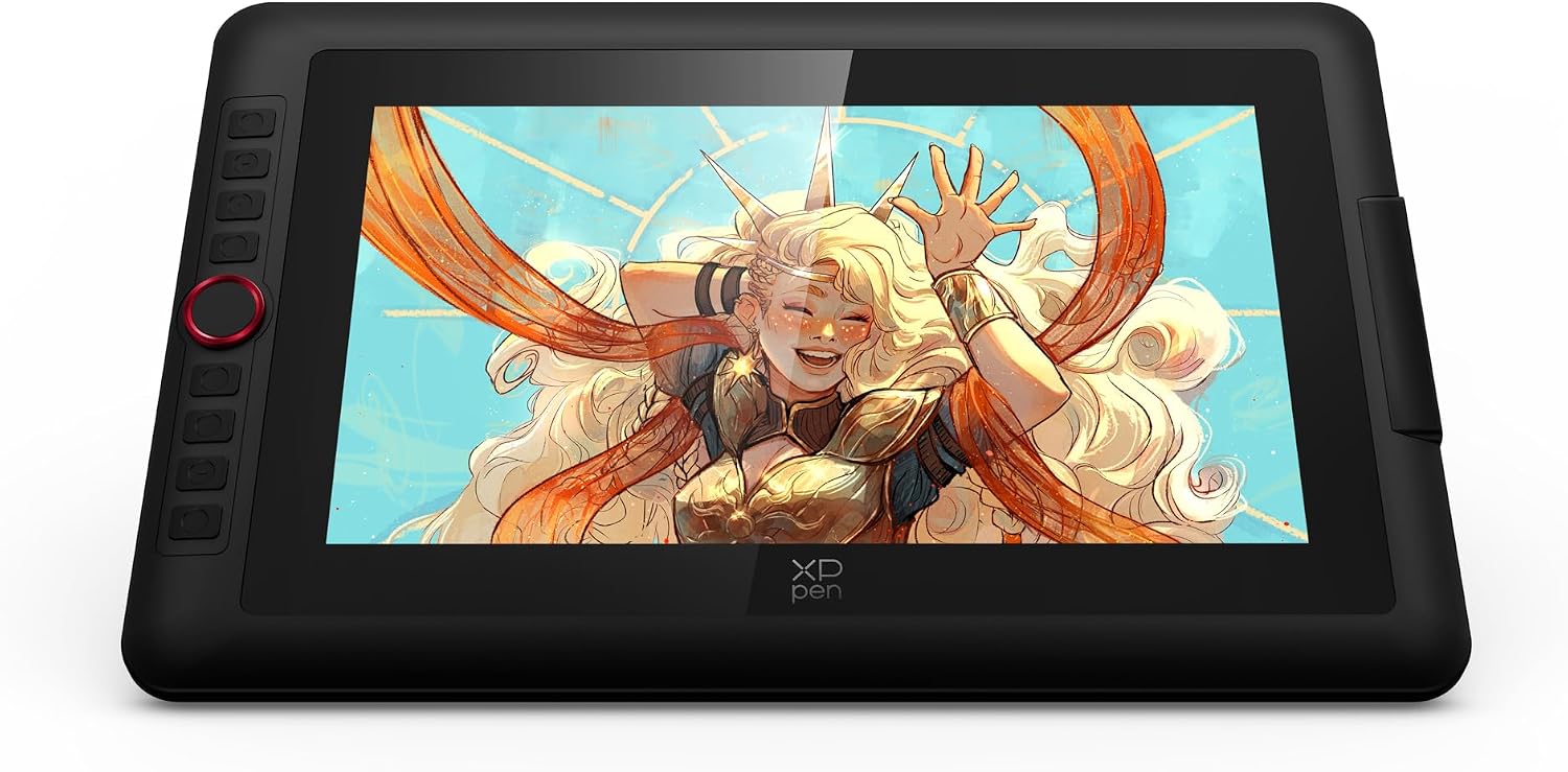 Detalle de XPPen Artist 13.3 Pro V2: tavoletta grafica con schermo da 13,3” e 16K livelli di pressione