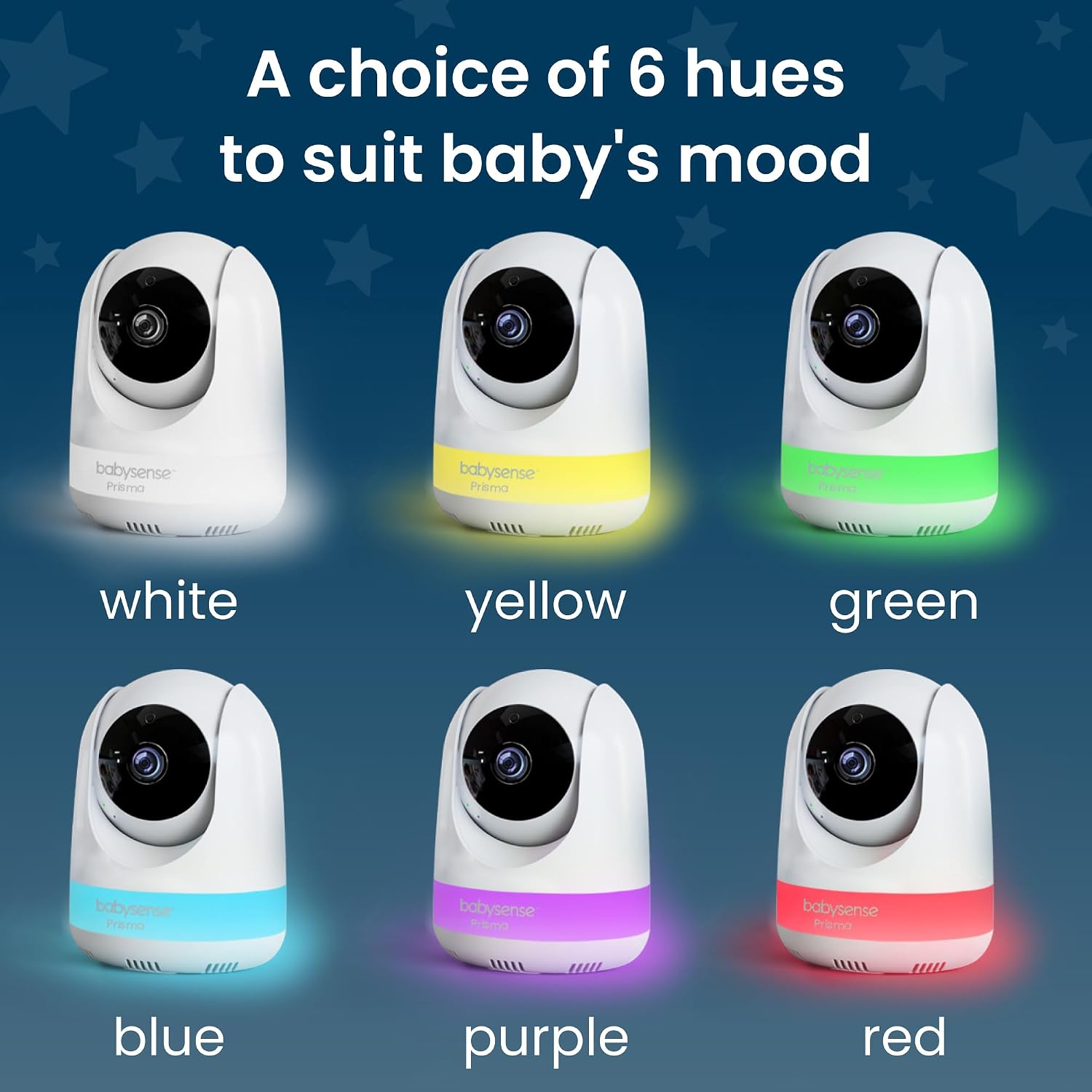 Detalle de Babysense Prisma 5” HD Baby Monitor with 2 Cameras