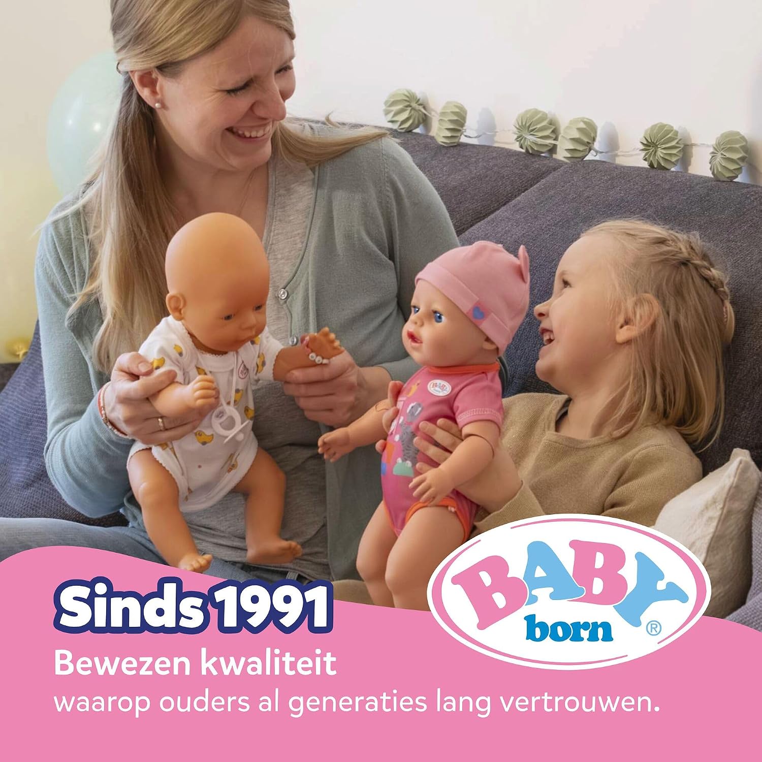 Thumbnail 6 de BABY born 840597 bedtijdset voor 43 cm poppen met eenhoorn-nachtlampje