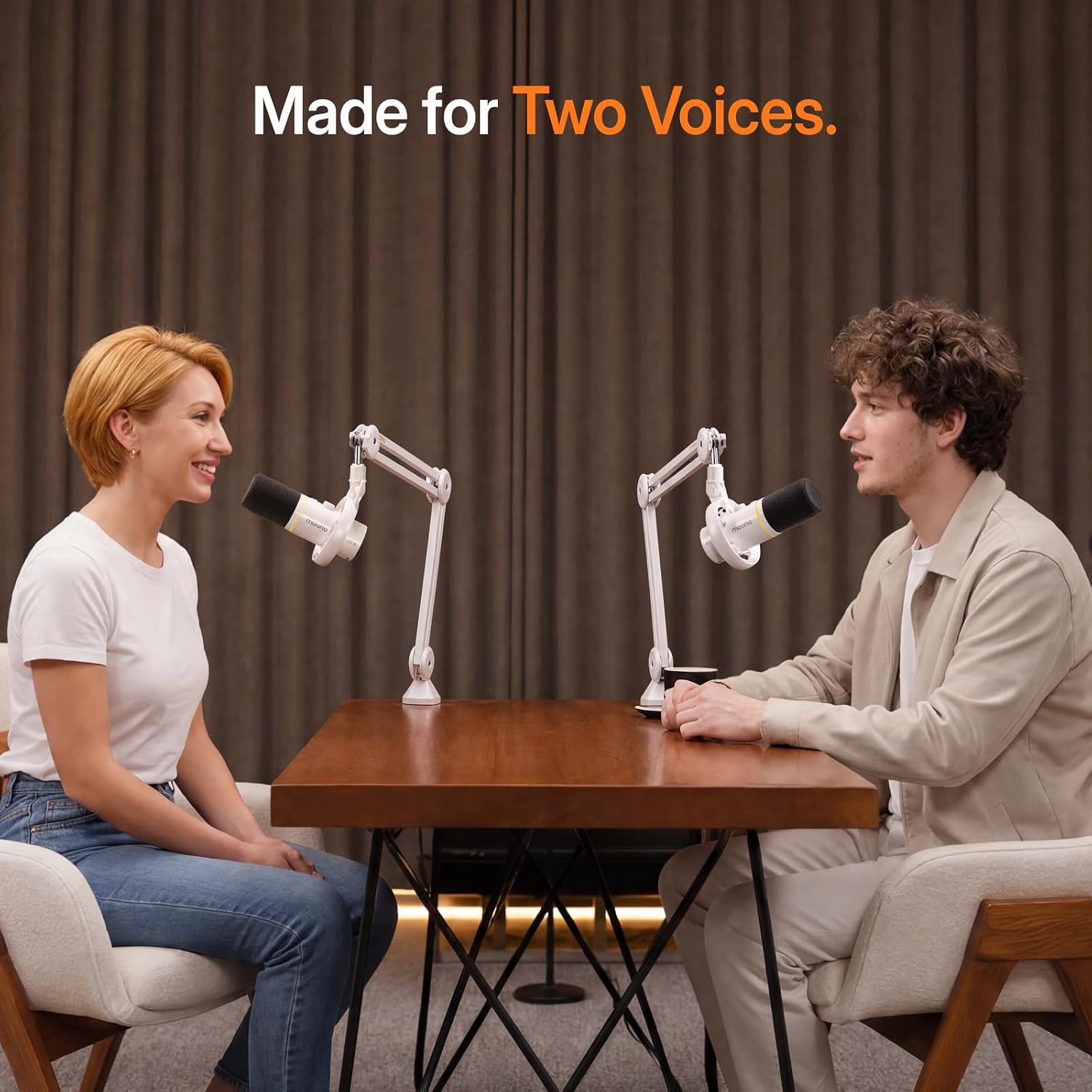 Thumbnail 6 de MAONO PD200W Hybrid Wireless Dynamic Podcast Microphone, USB and XLR
