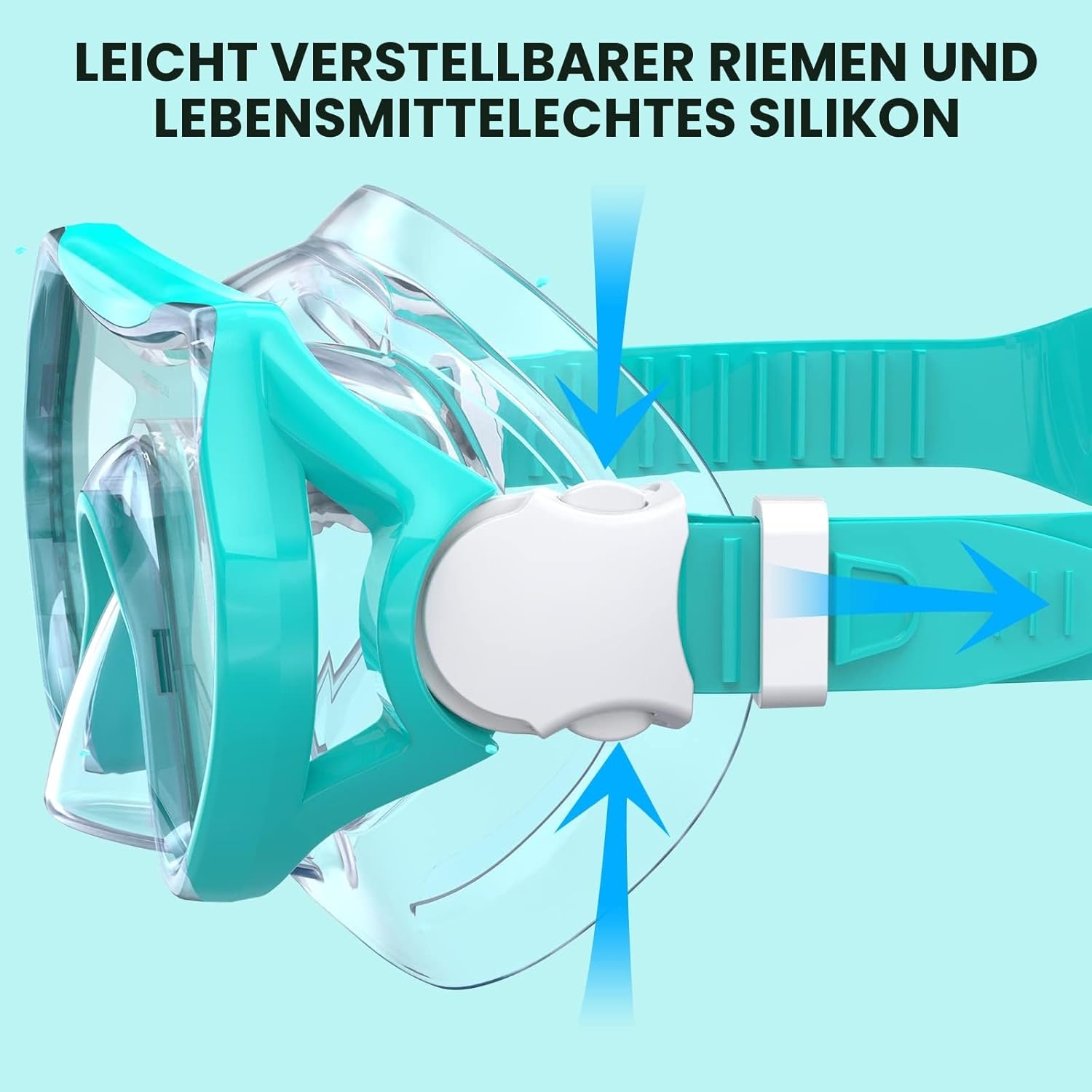 Thumbnail 2 de Findway Kinder-Taucherbrille für Schnorchel 180°