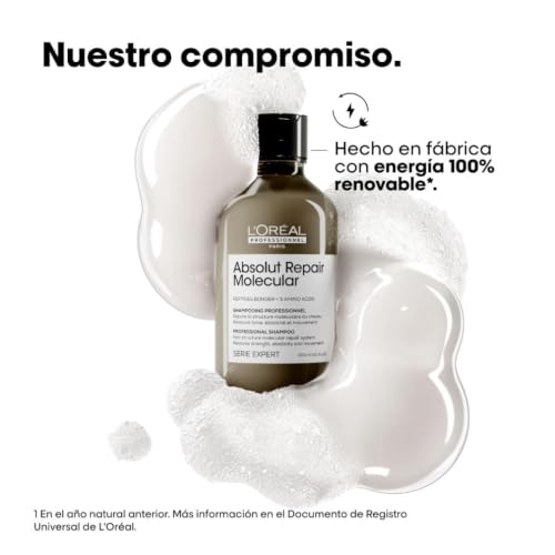 Thumbnail 9 de L'Oréal Professionnel Absolut Repair Molecular, Champú Reparador 300 ml
