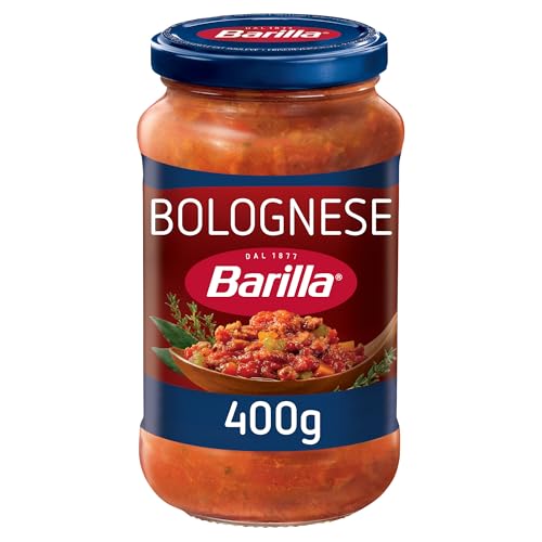 Detalle de Barilla Pastasauce Bolognese, 6er Pack (6 x 400 g) – glutenfrei & laktosefrei