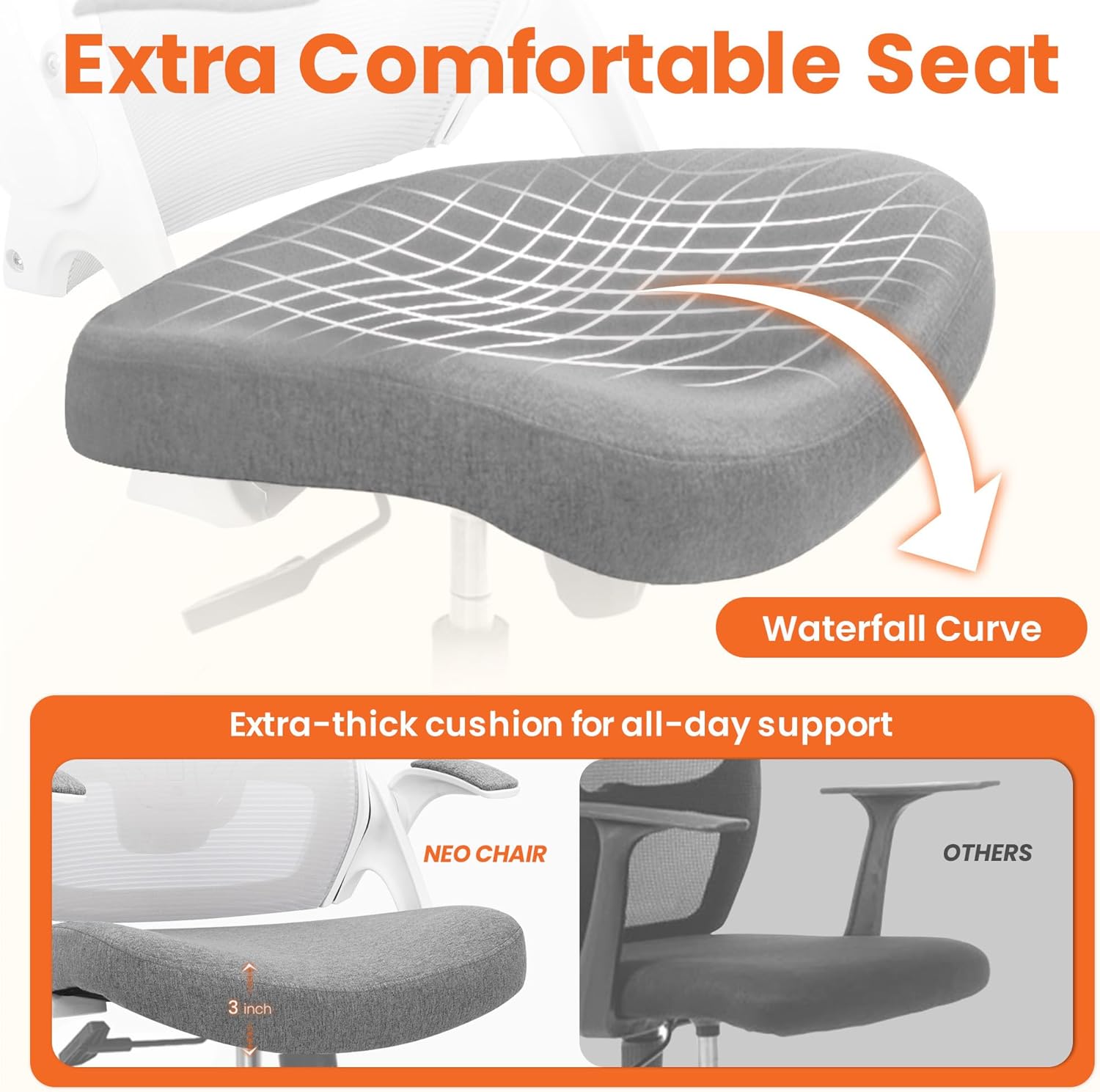 Thumbnail 3 de NEO CHAIR High Back Mesh Office Chair