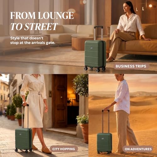 Thumbnail 3 de LUGG Jetset 40cm Suitcase - Underseat ABS Hard Shell, 360° Wheels, Ryanair Compatible