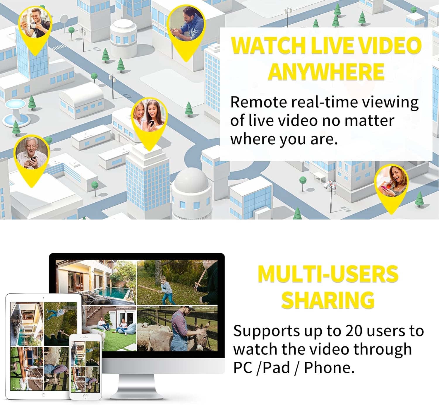 Thumbnail 6 de Septekon P30i 2K Outdoor Security Camera