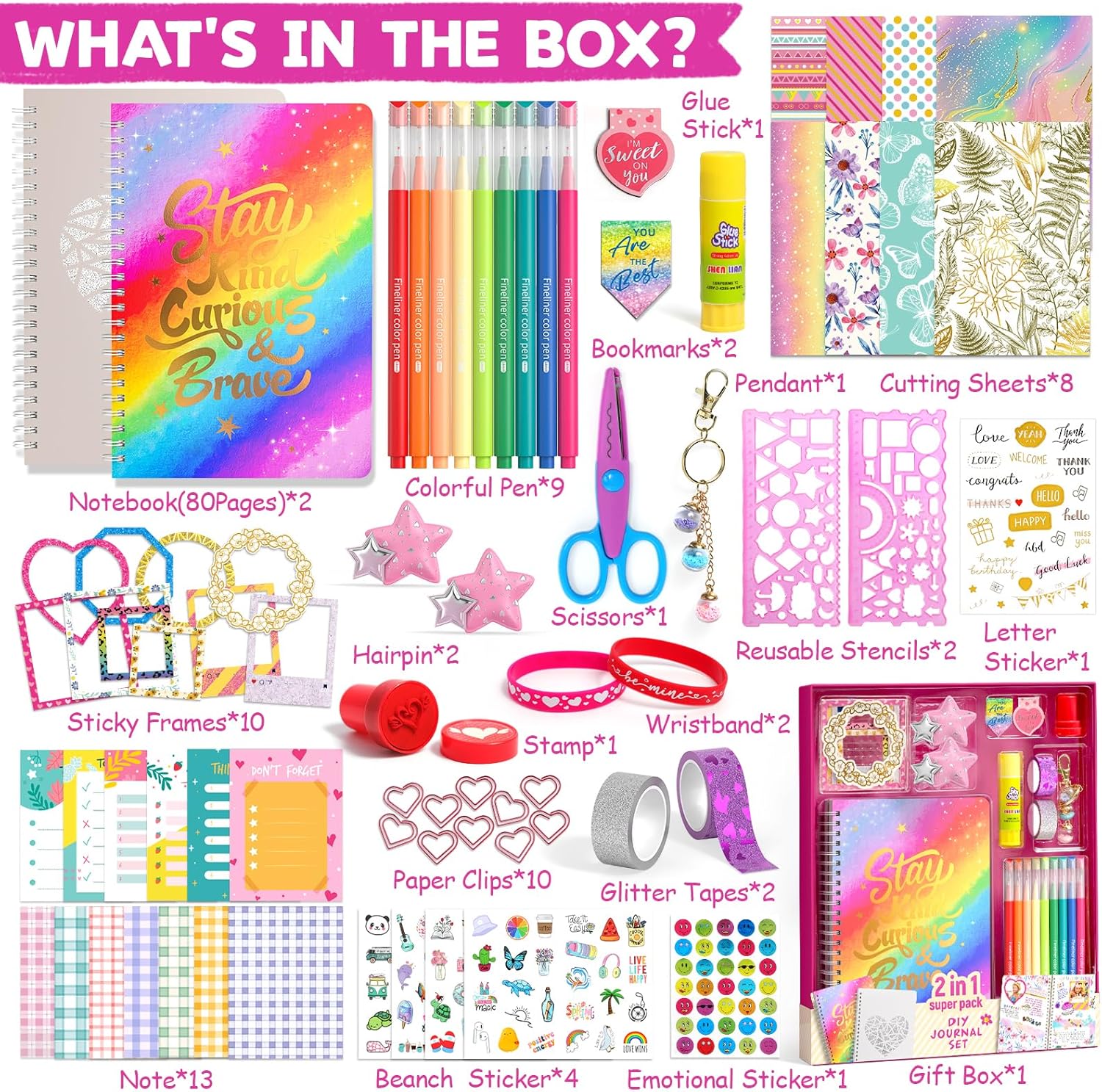 Thumbnail 1 de Mega Journal Kit for Teenage Girls 2-Pack