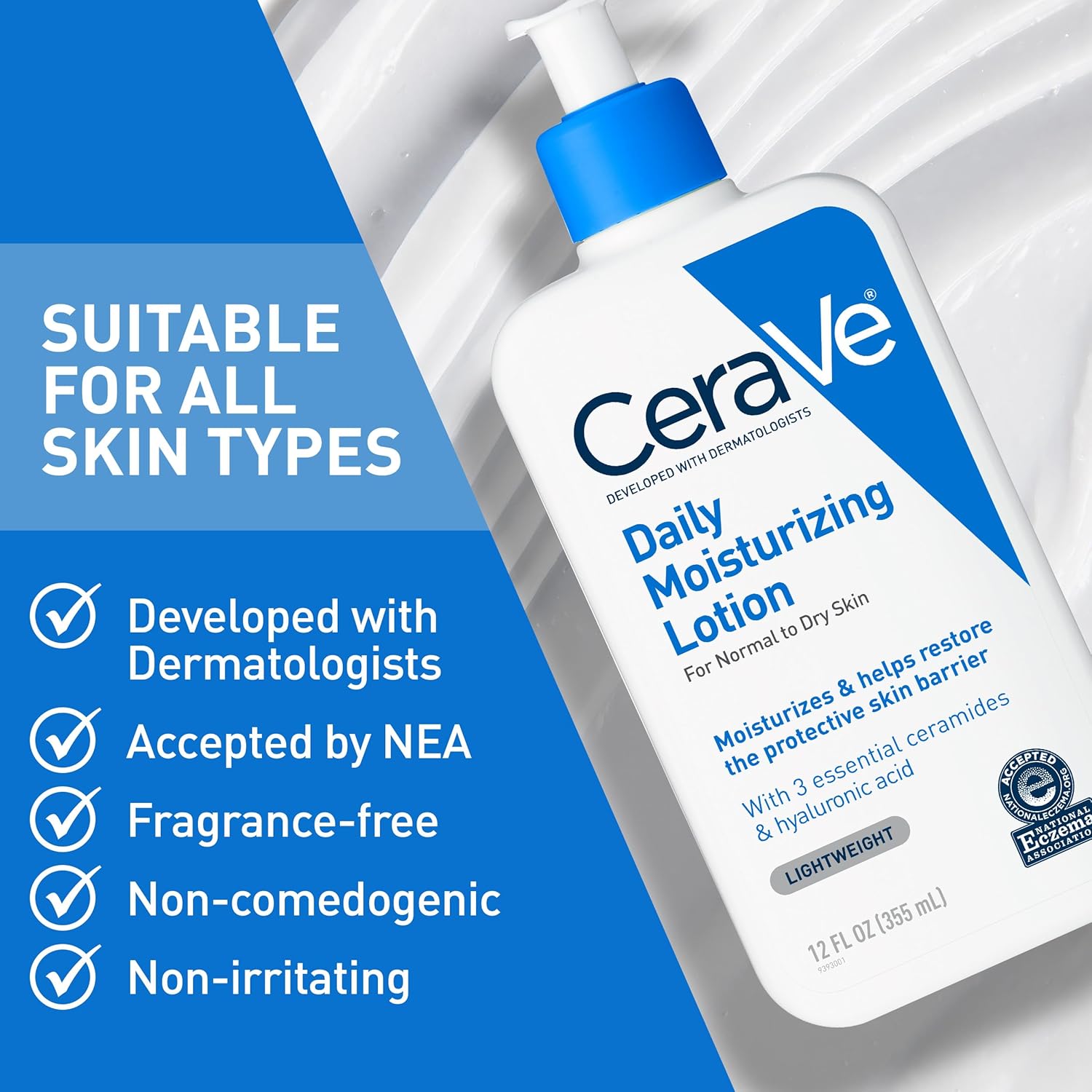 Thumbnail 4 de CeraVe Daily Moisturizing Lotion for Face and Body (12 oz)