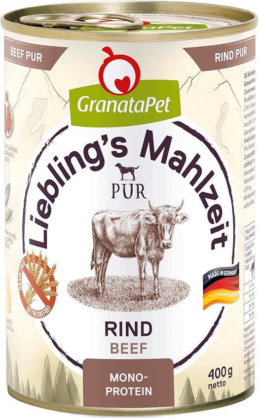Thumbnail 6 de GranataPet Liebling's Mahlzeit Aves Pur, comida húmeda para perros 6×