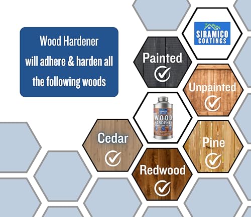 Thumbnail 7 de Siramico Hardener for Rottted Wood – 500ml Clear Deep Penetrating Wood Hardener