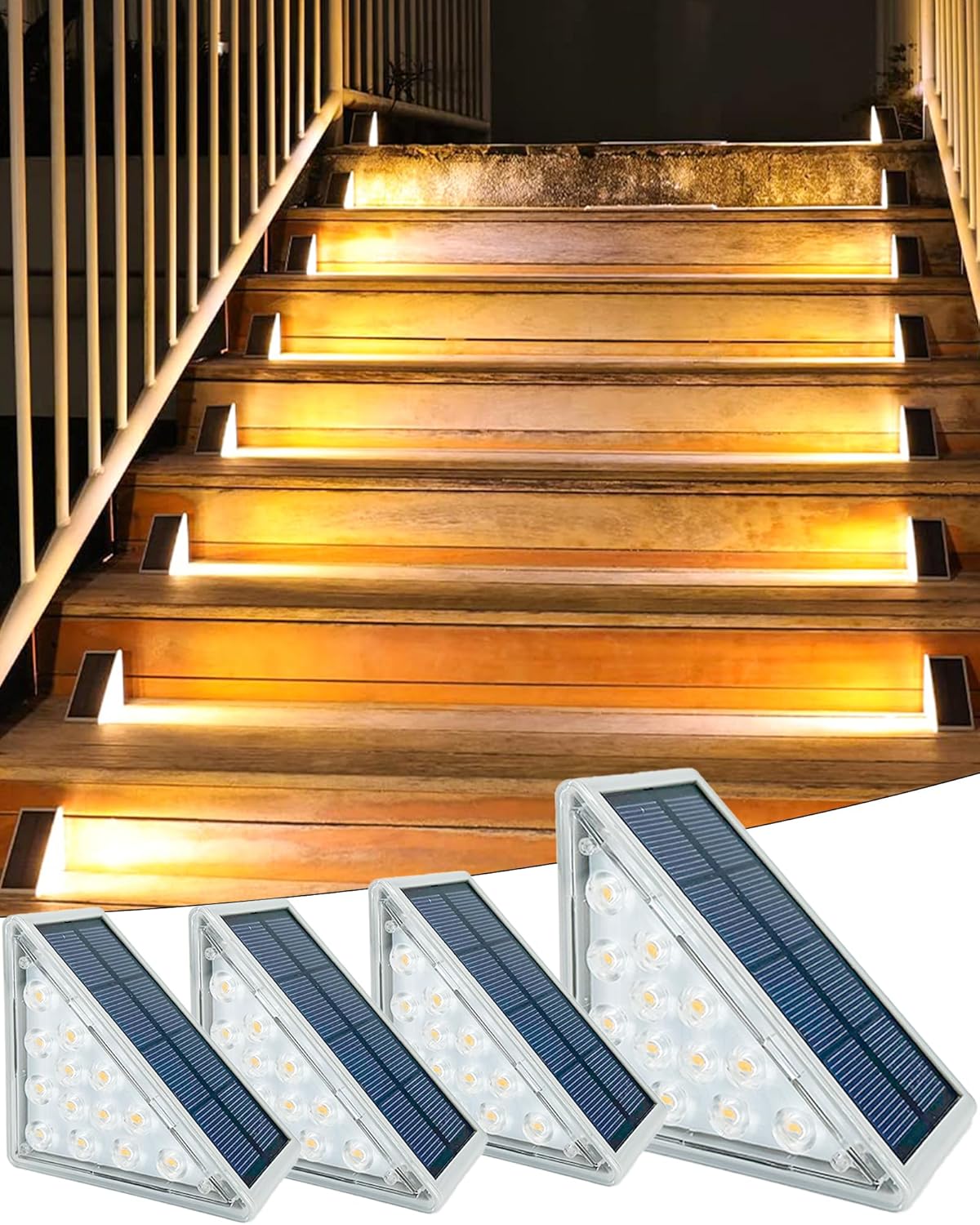 Thumbnail 6 de Asteria Solar Stair Light 6 Pack (IP67) — Warm White outdoor step lights with 13 LED beads