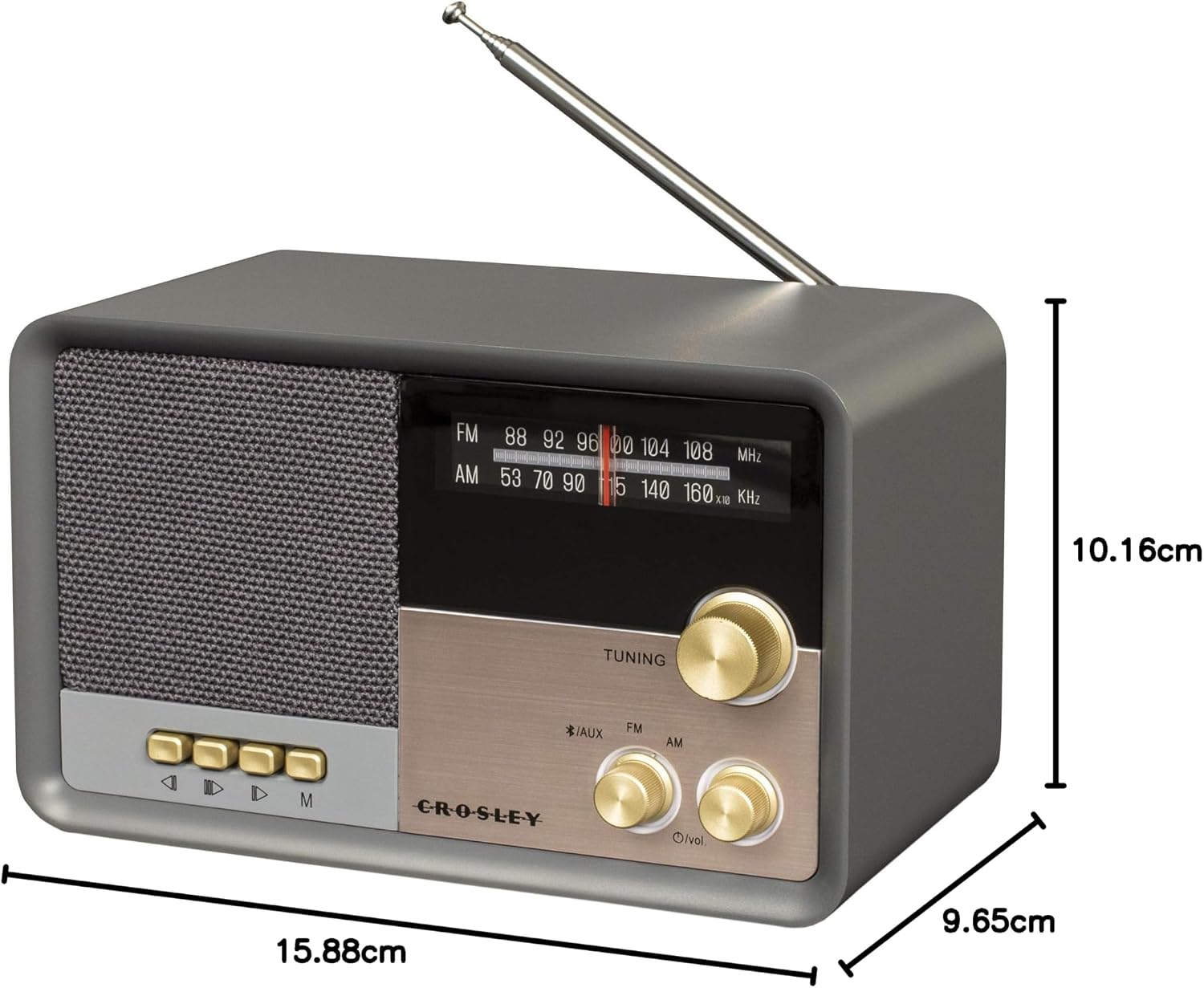 Thumbnail 5 de Crosley Tribute Portable Bluetooth Radio Speaker