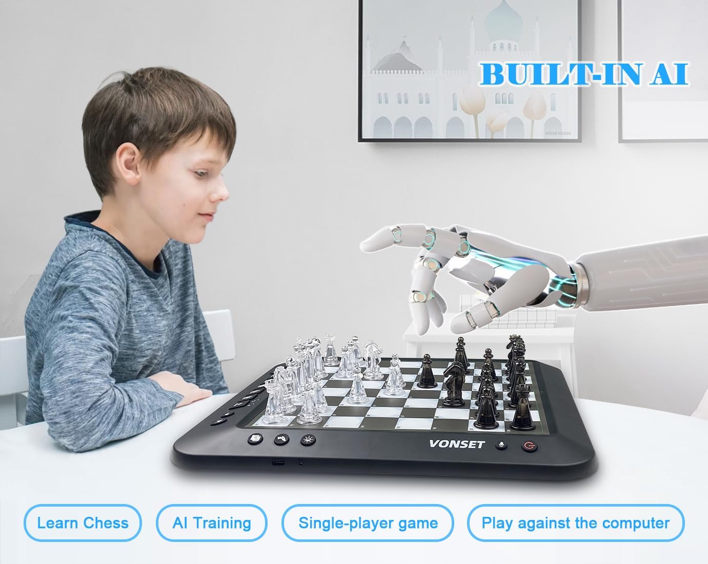 Thumbnail 1 de P6 Electronic Chess Board smart chess board ♟